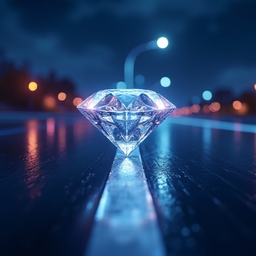 Neon Diamond Drive Sol Casino