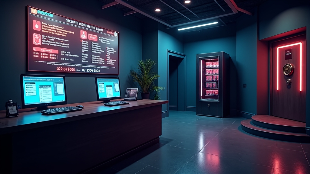 Casino verification desk showing withdrawal limits and identity checks
